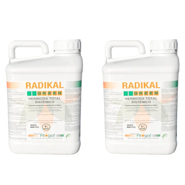 Herbicide Glyphosate Désherbant Radikal 2X5 Liters