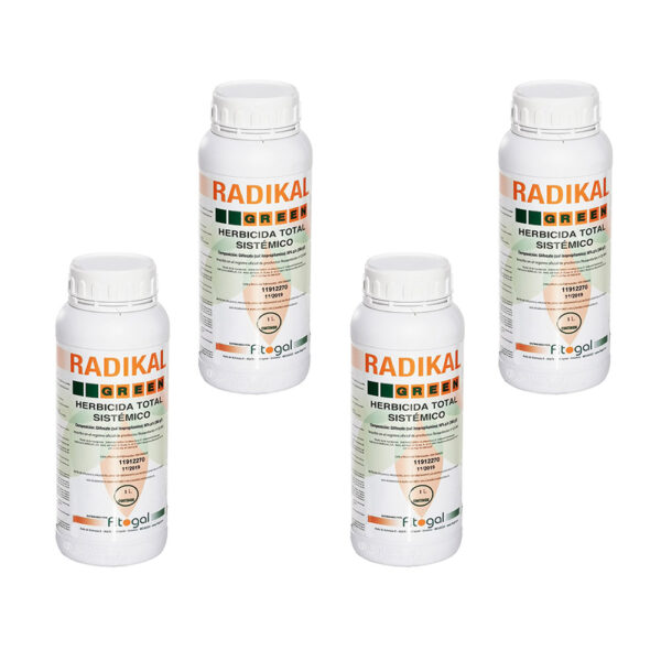 Herbicide Glyphosate Désherbant Radikal 4x1 Liter